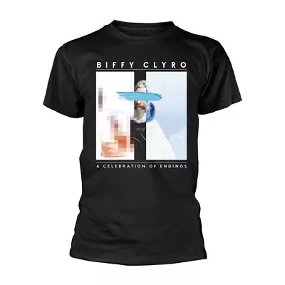 Buy Officially Licensed Biffy Clyro A Celebration Of Endings Mens Black T Shirt • 14.50£
