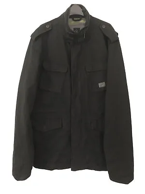 Buy Quicksilver Jacket Size XL Coat Black Quality Long Camouflage Lining • 50£