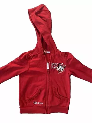 Buy Disney Minnie Mouse Red Hooded Jacket Age 3-4 Years  • 2.99£