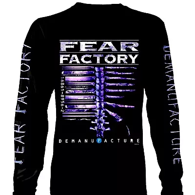 Buy Fear Factory - Demanufacture Official Licensed Black Long Sleeve Shirt • 29.99£