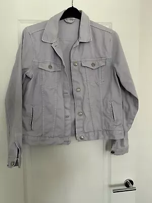 Buy Dorothy Perkins Denim Jacket Size 14 Lilac • 9.99£