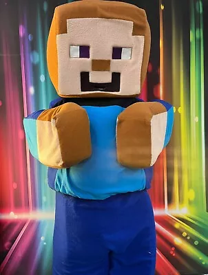 Buy HIRE Minecraft Steve Lookalike Costume Mascot Fancy Dress FREE Delivery UK • 49.99£