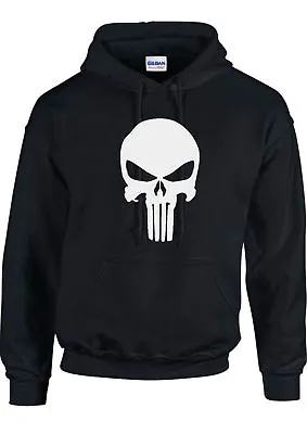 Buy P SKULL HERO GRAPHIC DESIGN UNISEX HOODIE Punisher Comic Frank Castle Pc Game • 16.99£