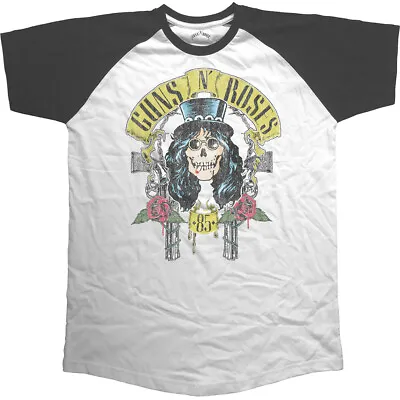 Buy Guns N Roses - Slash Raglan Band T-Shirt Official Merch • 20.68£