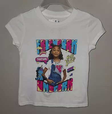 Buy New Girls Nickelodeon That Girl Lay Lay Tee T-shirt Size Xs 4-5  • 4.69£