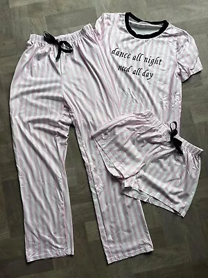 Buy Pink Pj Shorts & Trouser Set • 12£