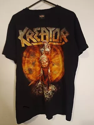 Buy KREATOR Solid Rock Thrash Heavy Metal Black T-Shirt - Size Medium Rare Print • 28£