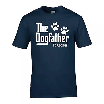 Buy Personalised Dog Father Funny T-Shirt Fathers Day Gift Best Dog Dad Granddad Top • 9.99£
