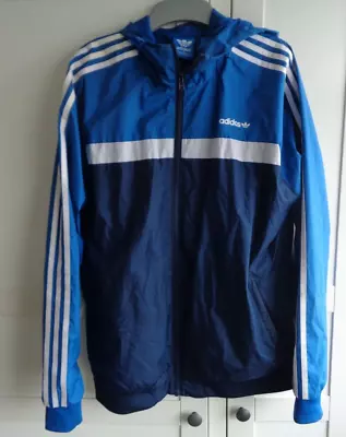 Buy Adidas Vintage Jacket - Large L - Blue • 19.99£