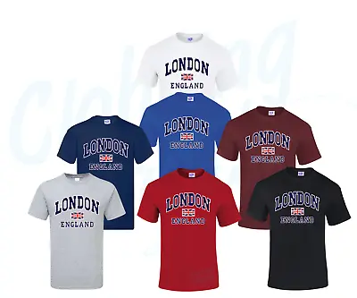 Buy London England Unisex T-Shirt Union Jack Ts Trendy Great Britain Gift Souvenir • 8.99£