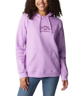 Buy NEW Women's Columbia Purple Trek Graphic Hoodie Pullover Size Large MSRP $55.00 • 30.40£