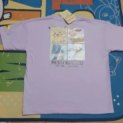 Buy Pokemon T-shirt Short Sleeve 130 Pikachu Eevee Mimikyu Gombe • 42.07£