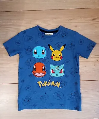 Buy Boys Next Pokémon T-shirt Pikachu, Bulbasaur, Charmander & Squirtle 4 Years • 7.50£