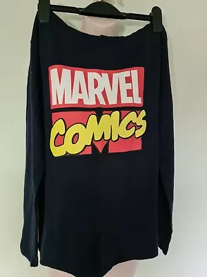 Buy Marvel Comics Black Hoodie Size -S  • 6.99£