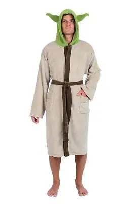 Buy Star Wars Yoda The Jedi Master Adult Hooded Bathrobe • 74.93£