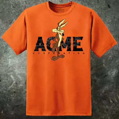 Buy Wile E. Coyote ACME Roadrunner Cartoon 80s Mens T Shirt • 19.99£