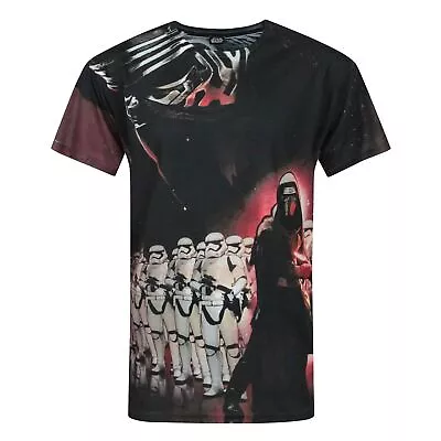 Buy Star Wars Mens Force Awakens Kylo Ren Sublimation T-Shirt NS4058 • 16.01£