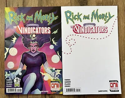 Buy Rick & Morty Vindicators #1 - Eccc Exclusive Variant + Blank Variant - Nm {c6} • 20.07£