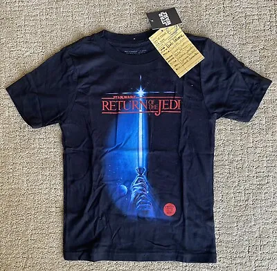 Buy Return Of The Jedi Youth T-Shirt ~ NWT Black ~ Size 4/5 ~ NICE! • 12.05£