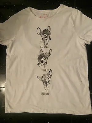 Buy Women’s Bambi T-shirt Size 14 • 2.50£