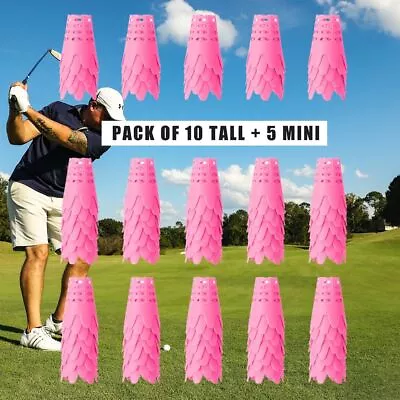 Buy Replacement Plastic Woman Golf Mat T-Shirt Training Profession Ell Golf Ball Nail • 4.77£