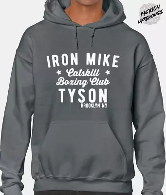 Buy Tyson Boxing Hoody Hoodie Cool Boxer Iron Mike Training Top Rocky Fashion Top • 20.99£
