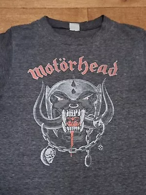 Buy MOTORHEAD IRON FIST Tour 1982 Original Vintage Single Stitch T Shirt UNISEX  • 149.95£