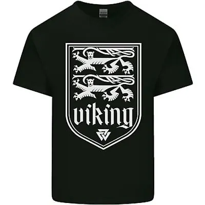 Buy The Vikings Valknut Symbol Valhalla Lions Mens Cotton T-Shirt Tee Top • 10.99£