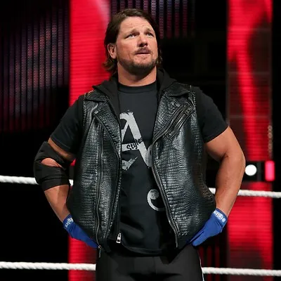 Buy AJ Styles WWE Crocodile  Black Faux Leather Vest 100% Money Back Guarantee • 59.99£
