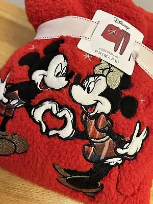 Buy Disney Mickey Minnie Mouse Ladies Cosy Fleece Pyjamas Women's PJ's Medium 12-14 • 27.50£