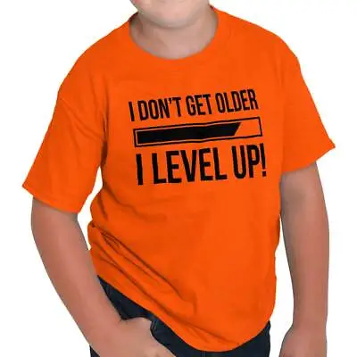 Buy I Dont Get Older Level Up Funny Gaming Gift Youth Crewneck T Shirts Boy Or Girl • 11.80£