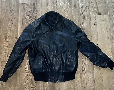 Buy Vintage Retro Leather Jacket Indie Rock N Roll The Strokes Libertines • 35£