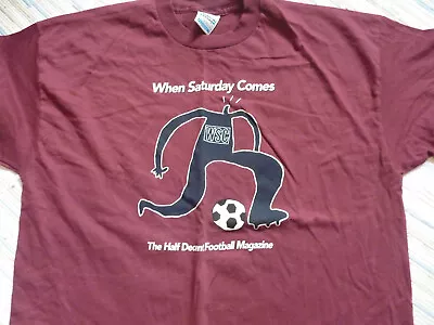 Buy When Saturday Comes Original 1990s T-shirt XL Unworn • 8.99£