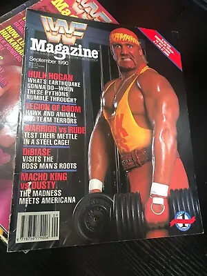 Buy WWF WWE Magazine SEPTEMBER 1990 - Hulk Hogan + Merch Cat • 16.99£