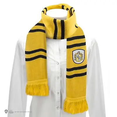 Buy Harry Potter HufflePuff Scarf, 100% Acrylic, Official Harry Potter Scarf • 17.50£