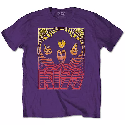 Buy Kiss Gradient Purple T-Shirt NEW OFFICIAL • 15.19£