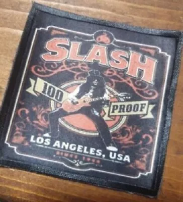 Buy Slash 100% Proof -  Guns N Roses   Rock Heavy Metal Battle Jacket Sew Iron Patch • 9.99£