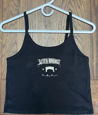 Buy Alter Bridge One Day Remains Shirt Women’s Tank Crop Top Black SIGNED Sz Med EUC • 37.88£