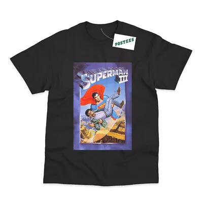 Buy Retro Movie Poster Inspired By Superman III DTG Printed T-Shirt • 15.95£