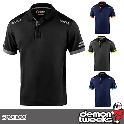 Buy Sparco Tech Reflective Polo Shirt - 3 Button Collar / Work & Team Wear • 28.39£