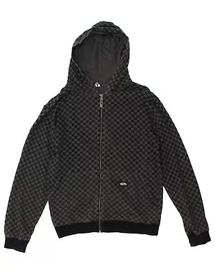 Buy VANS Mens Zip Hoodie Sweater Small Grey Geometric Cotton TM07 • 19.71£