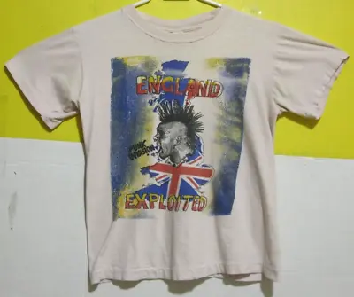 Buy THE EXPLOITED MID 80's VINTAGE T-SHIRT---PRE-OWNED---UK MADE SEX PISTOLS CLASH • 56.65£