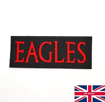 Buy Iron On Patch EAGLES Music Rock Band Logo Embroidered Badge Patches For Clothes • 2.75£