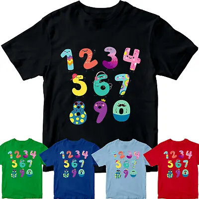 Buy Number Day T-Shirts National Maths Day School Boys Girl Top #ND #27 • 7.59£
