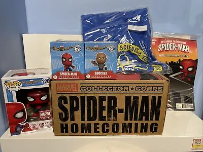 Buy Funko Pop Marvel Collector Corps Box Unopened LGE T-Shirt Spider-Man Homecoming • 29.95£