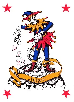 Buy The Joker Playing Card  Iron On T Shirt Transfer Large A4 Size • 3.49£