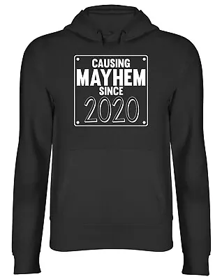 Buy Causing Mayhem Since - 2020 Mens Womens Hooded Top Hoodie • 17.99£