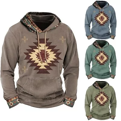 Buy Stylish Mens Hoodies Warm Retro Sports Spring Sweatshirt Autumn T-shirt • 25.56£