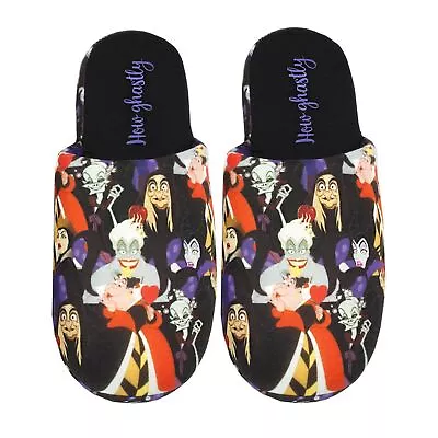 Buy Disney Womens/Ladies Villains Polyester All-Over Print Slippers NS8171 • 12.18£