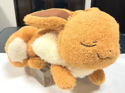 Buy Pokemon Eevee Big Plush Stuffed Toy Relaxing Time Merch • 108.67£